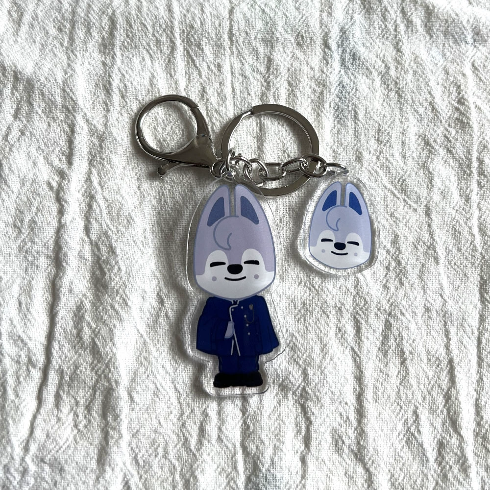 Cartoon acrylic keychain