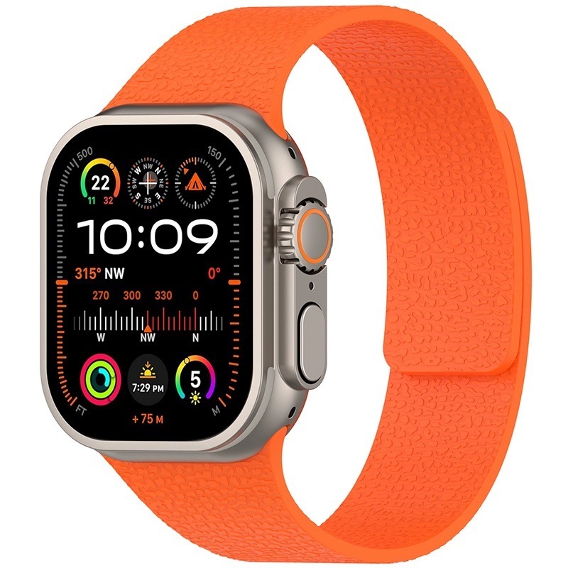 iwatchS10 Apple watch ストラップ applewatch9/8ultra2 ペブルドシリコン磁気ストラップに適しています。|undefined