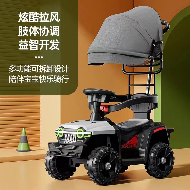 Control remoto de gran toldo gris