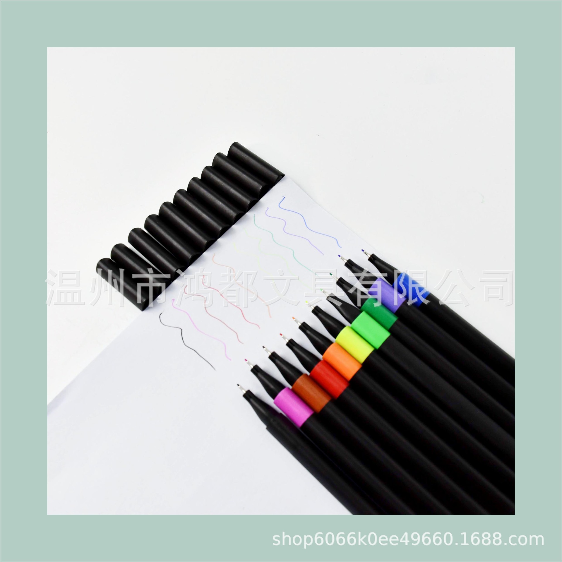 Hand-Painted Pen DIY Needle Pen Sketch Competition Hook Line Special Kidsren's School Special Art Signature Pen Set Gift