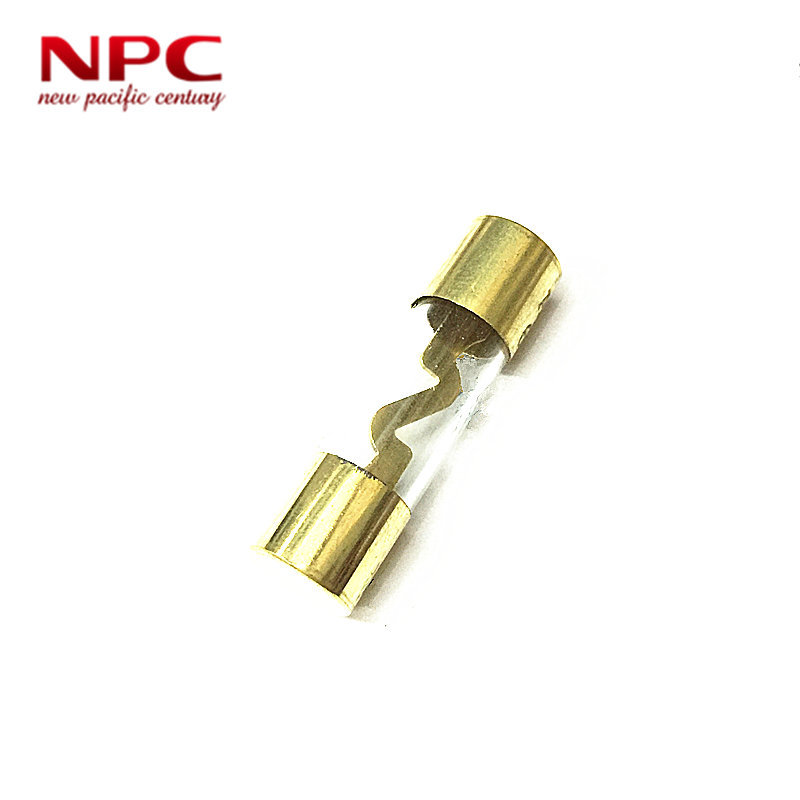 AGU汽车保险丝10*38汽车音响保险丝管10X38车载玻璃管镀金32V100A