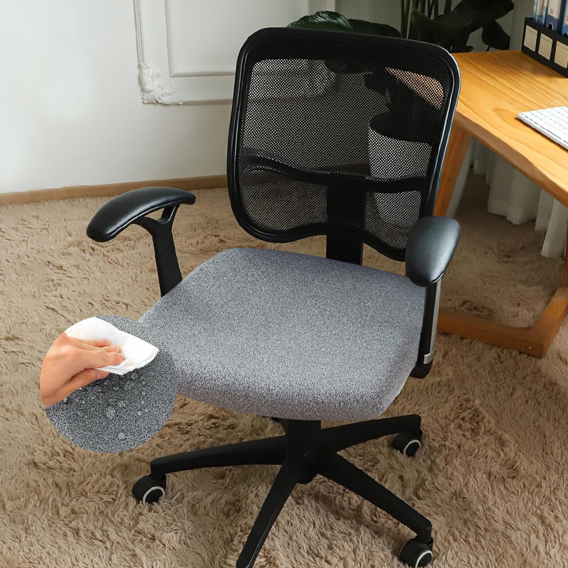 Silla de peluche impermeable cubierta antideslizante cubierta de polvo cubierta de silla de oficina todo incluido cubierta de silla fábrica directa