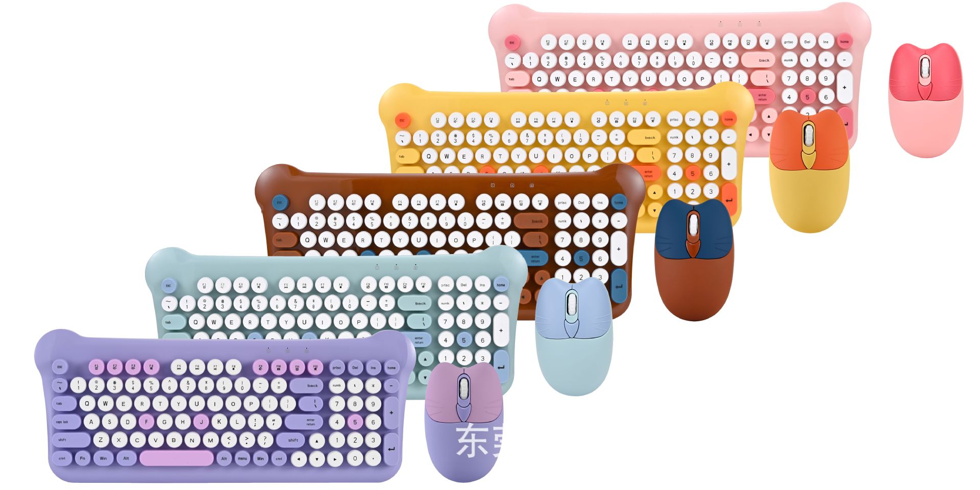 Wireless Keyboard And Mouse Combo Set Silent Tactile Office_voghion.com