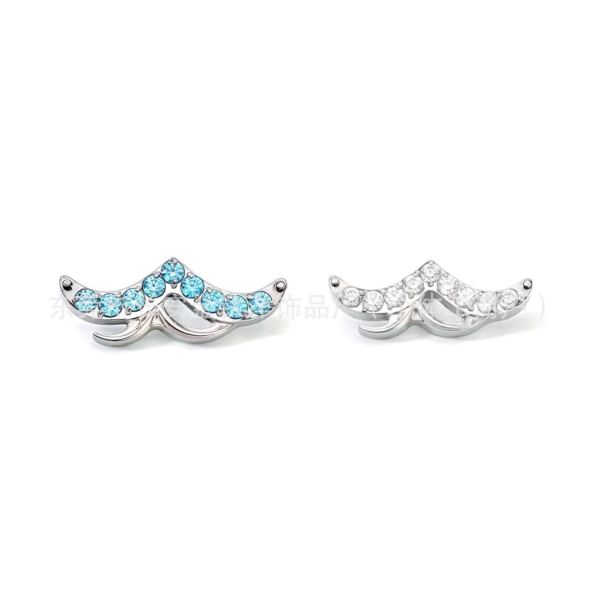 F136 Titanium Geometric Flower Earrings Lip Nails Nose Nails G23 Titanium Alloy Body Piercing Jewelry Ear Bone Nails detail image 7