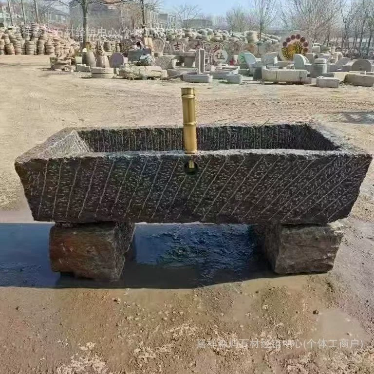 Проживание в семье на открытом воздухе внутренний дворик с водой каменный аквариум с аквариумом