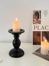 ♔法式复古铁艺烛台摆件客厅家用感蜡烛台装饰品美式摆件道具