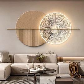 现代装饰画;LED装饰灯;工艺画