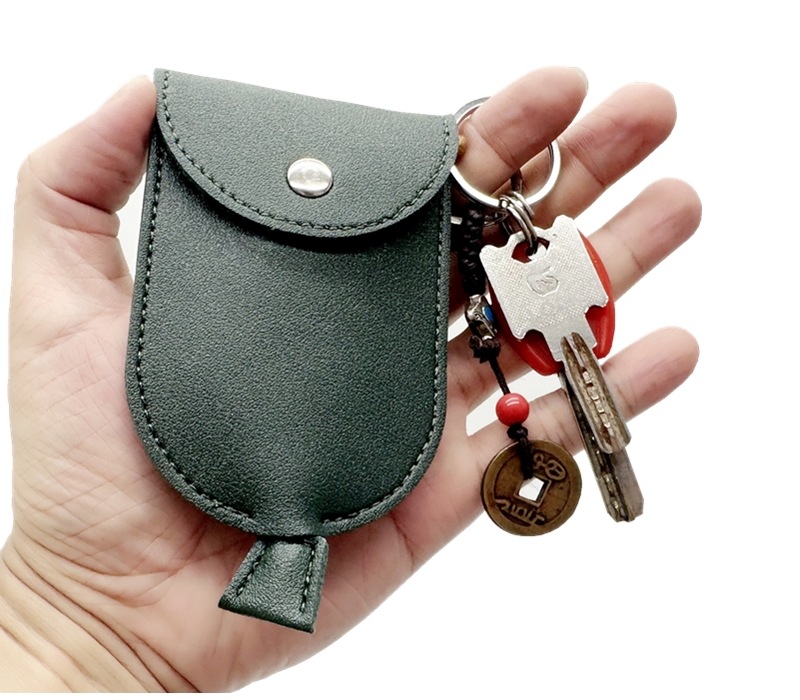 Women's Key Bag Pull-Out Household Door Key Calf Key Large Capacity Storage Electric Vehicle Key Protective Cover