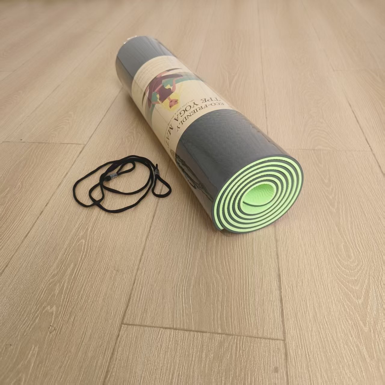 Tapete de Yoga y Salto de Cuerda 6mm de EVA para Fitness y Ejercicio
