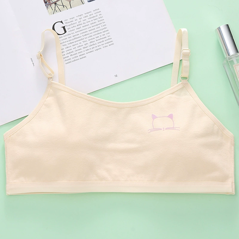 Underwear for students, thin cotton bra, for secondary school