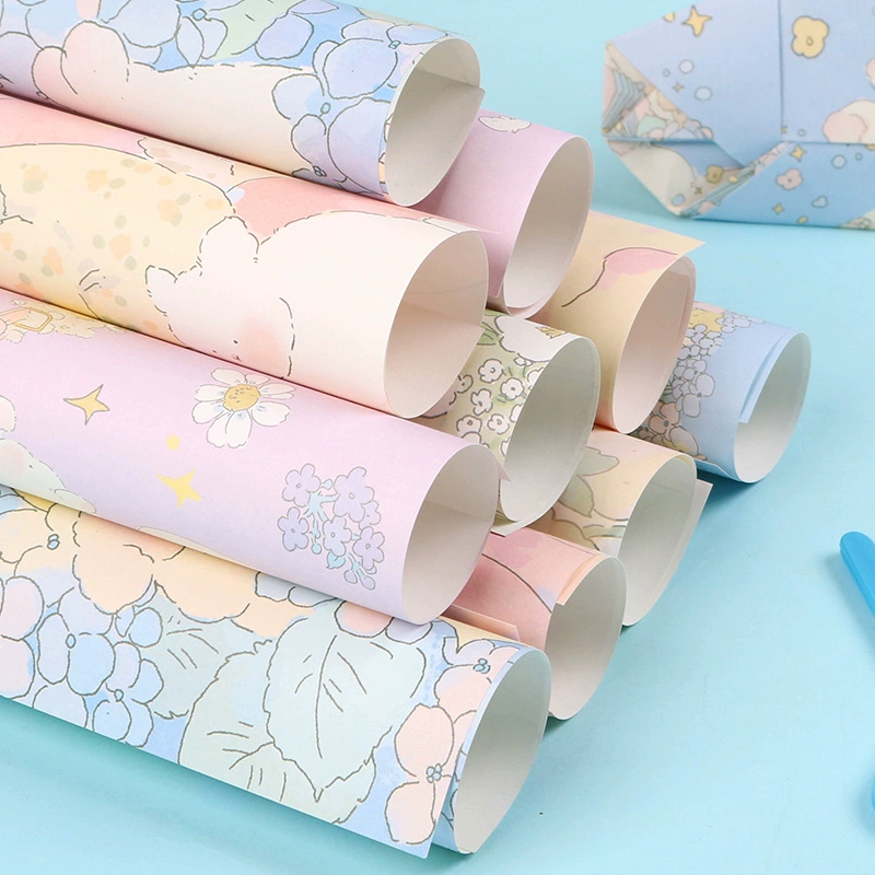 Большой персонаж оригами цветочная комната