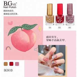 Nail Polish Oily Long-Lasting No-Bake Non-Peelable Gorgeous Oily Student Nail Polish 2 Yuan Store Small Bottle Nail Polish