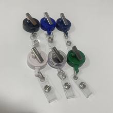 鳄鱼夹易拉扣旋转伸缩扣金属易拉得证件卡扣护士胸卡夹跨境热卖