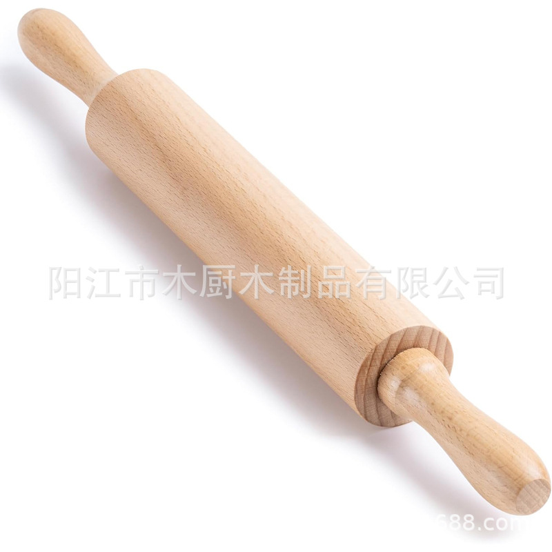 Importaciones europeas de madera maciza de haya, rodante rodante martillo, herramientas de horneado comerciales domésticas image 5