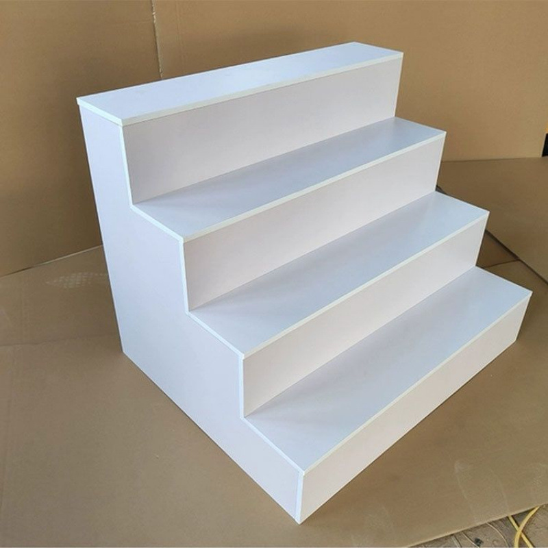 Step-Shaped Island Cabinet, Ladder-Shaped Shelf, Storage Rack, Flower and Gift Cabinet, Tiered Shoe Rack, Cosmetics Display Cabinet