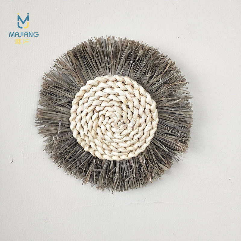 옥수수 껍질 술 18CM-회색 약 30g