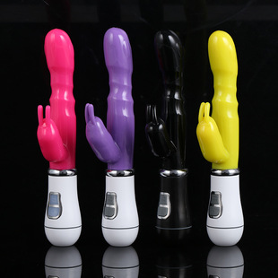 Double Shock G-Dot Rabbit   Massage Stick Passion Av Stick Adult Sex Toy Masturbator Factory