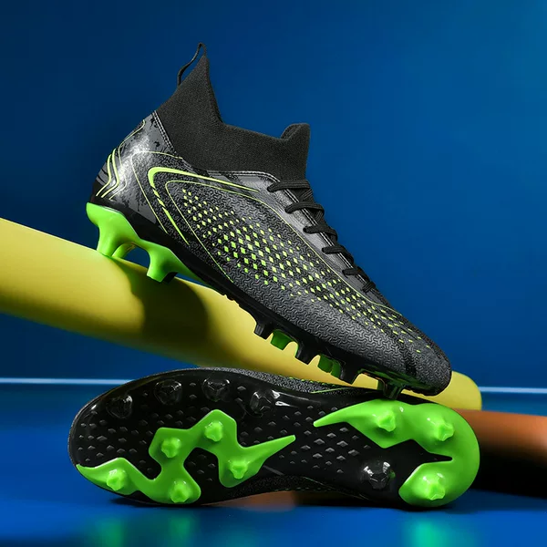 Cross-border Amazon generation high-top football shoes men's autumn spike broken nails students children boys professional training