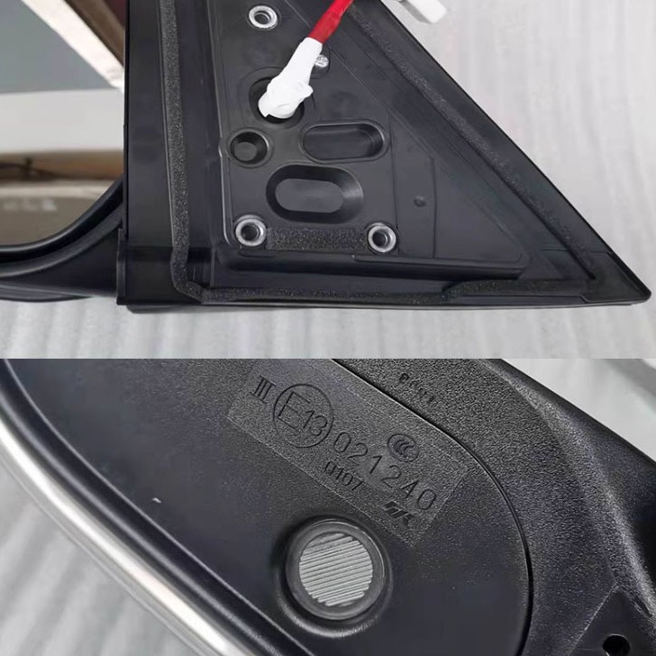 Aplicable a Mitsubishi Pajero V73V77V93V97 con luz de dirección espejo retrovisor de diez líneas calefacción plegable