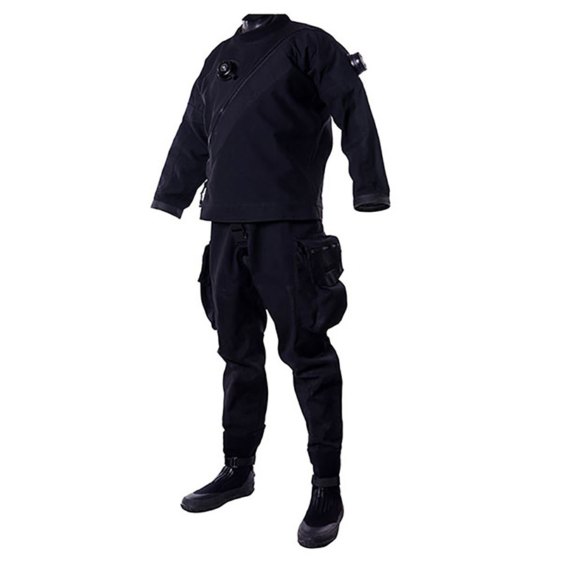 HOTDIVE ropa seca de buceo tecnología de traje de neopreno seco ropa seca de buceo traje de neopreno resistente al desgaste equipo de escafandra