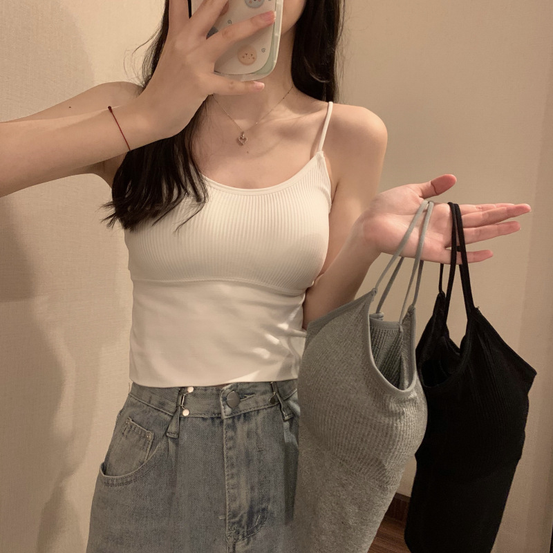 Camisola belleza espalda envuelta chaleco en el pecho desgaste interior de las mujeres desgaste exterior bottoming anti-Exposición con almohadilla en el pecho empujar hacia arriba chaleco deportivo ropa interior mujeres