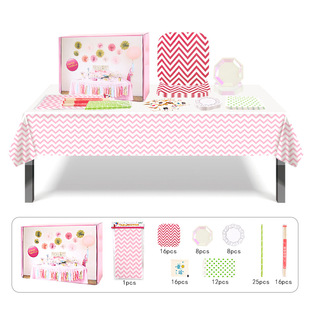 Boxed Picnic Spring outing Tableware suit Disposable Tableware suit Portable Party Decoration with Gloves Chopsticks