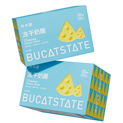 Bukaxing Squirrel Snack Freeze-dried Cheese Chewing Biscuit Honeycomb Golden Bear Food Weight Gain Nutritional Calcium Supplement