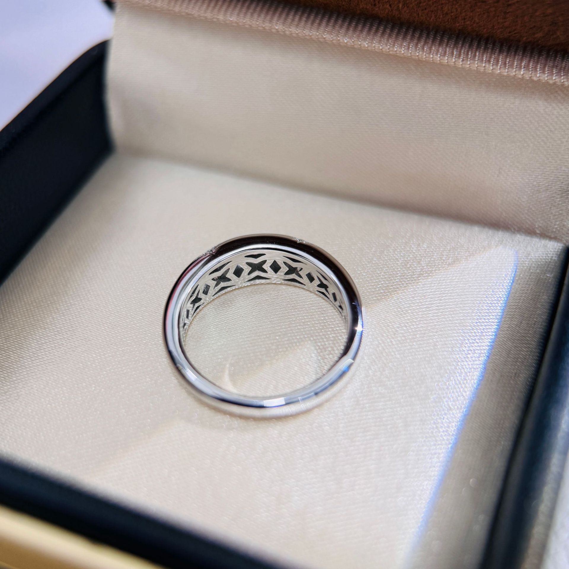 (2개) 전체 바디  S925 하늘 스타 패션 8 만 스타 링 빈티지 골동품 골드 화이트 골드