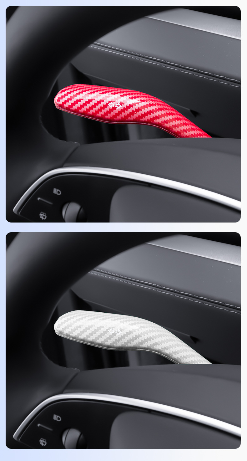 Suitable for the updated Tesla Model 3/Y/YL gear shift lever cover interior decorative trim accessory
