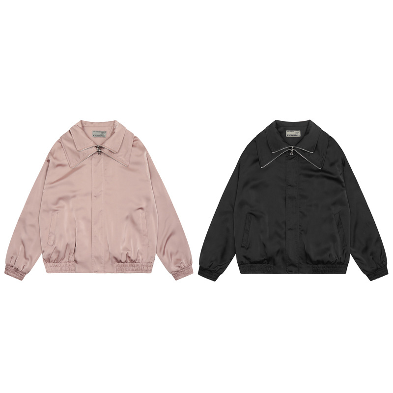 Men's Clothing hip-hop style design sense  two-piece jacket men's and women's fashion brand street all-match personality motorcycle jacket_voghion.com