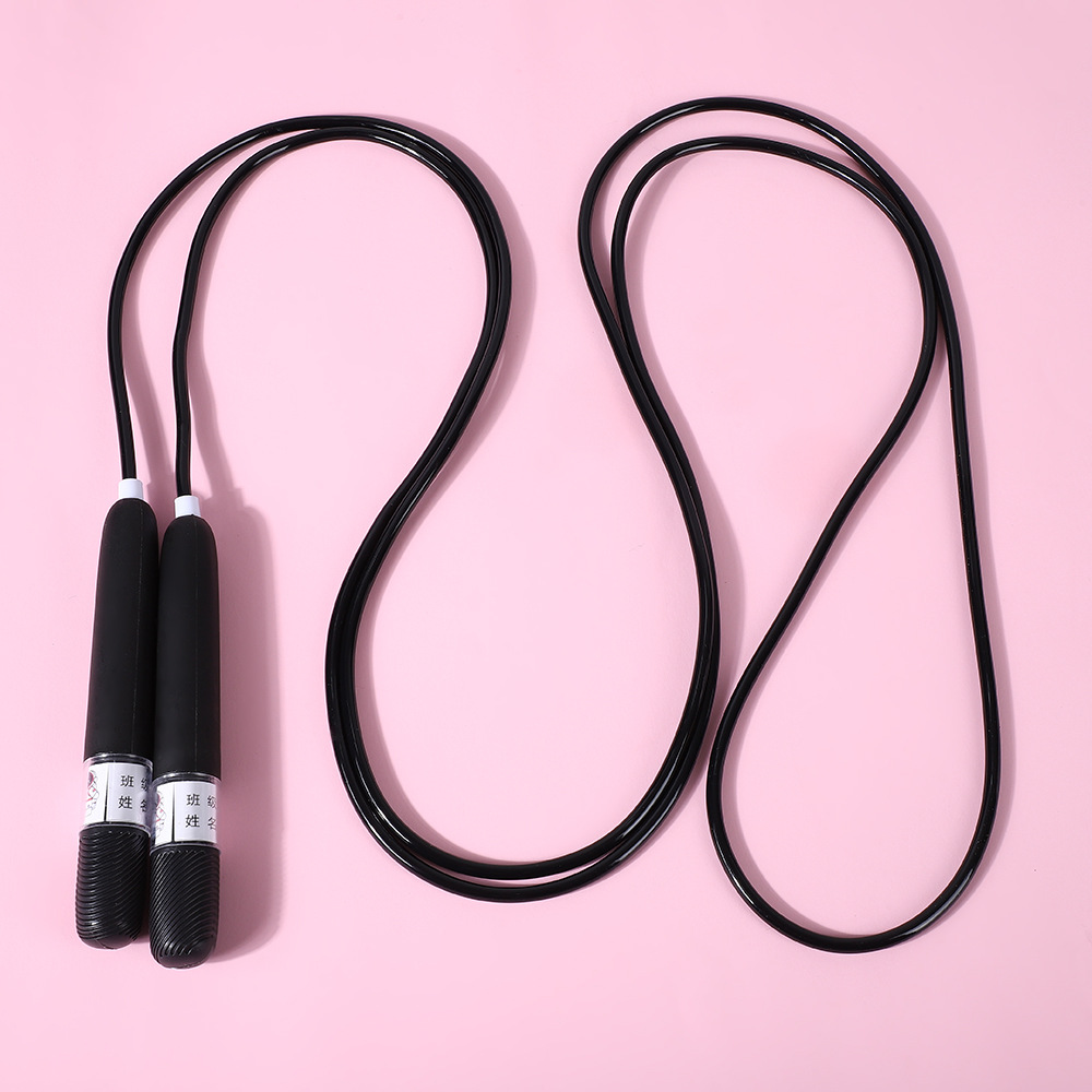 시그니처 PVC 레이싱 줄넘기 블랙