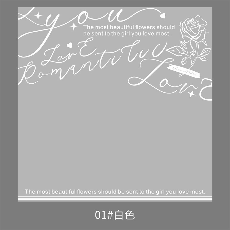 Fábrica de fiestas de flores nuevos productos de embalaje de flores transfronterizas semipermeable papel de niebla impermeable florista materiales de florista