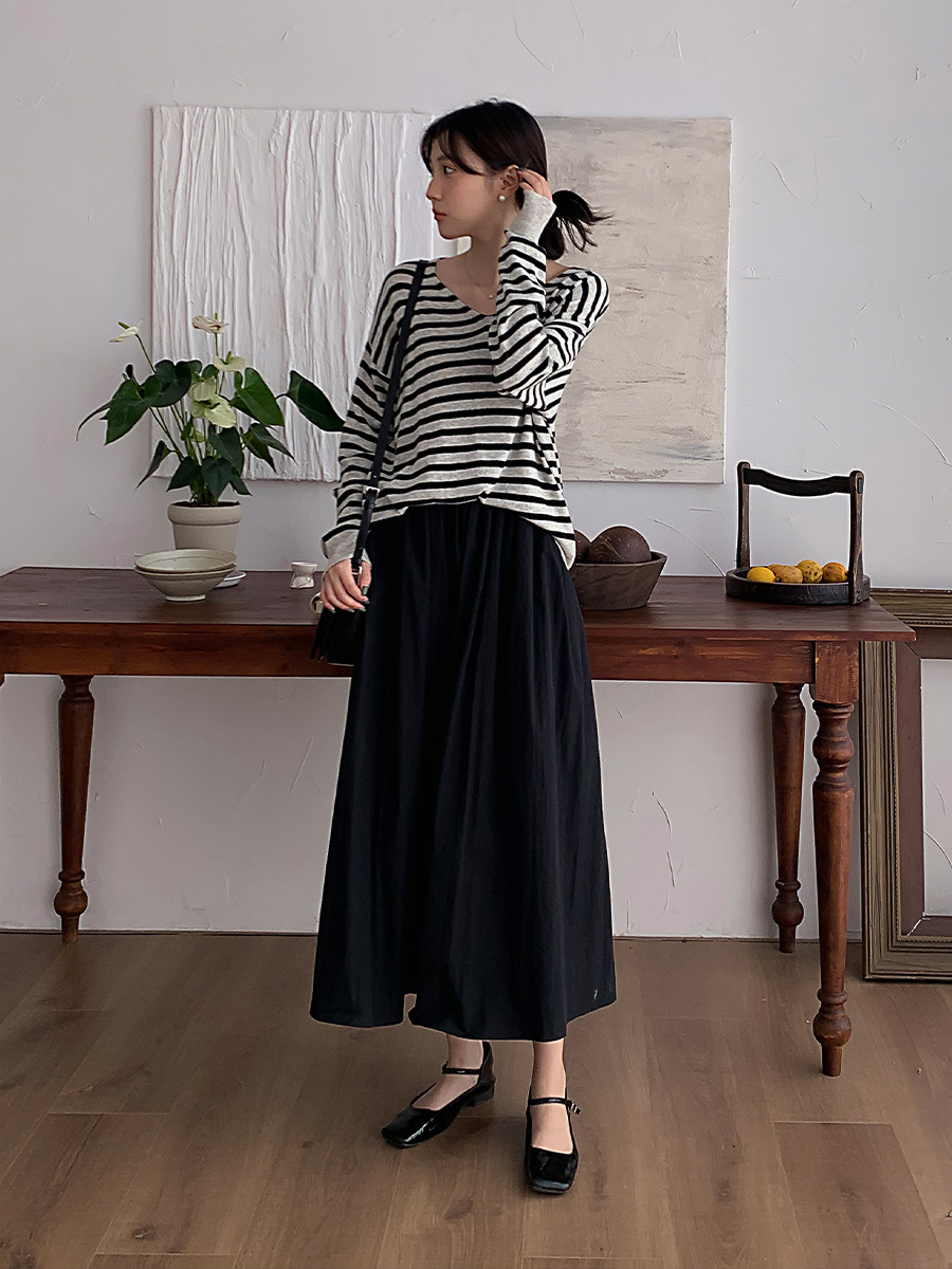Jy014 black skirt