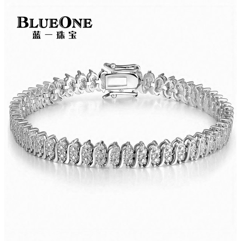 European and American Export Fashion Bracelets Gold Inlaid Zircon Bracelets Accessible Luxury High-End Girls Tennis Bracelets Wholesale