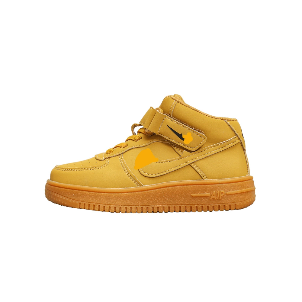 Air jordan, обувь для мальчиков, детские спортивные кроссовки, высокие кроссовки, натуральная кожа