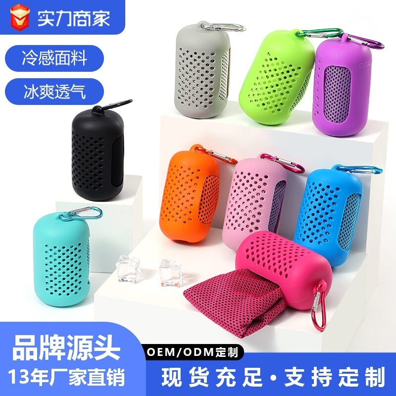 Summer Ice Silk Cooling Sports Towel, Outdoor Fitness Cooling Towel, Quick-Drying Cooling Towel, Women's Wrist Sweat Towel】