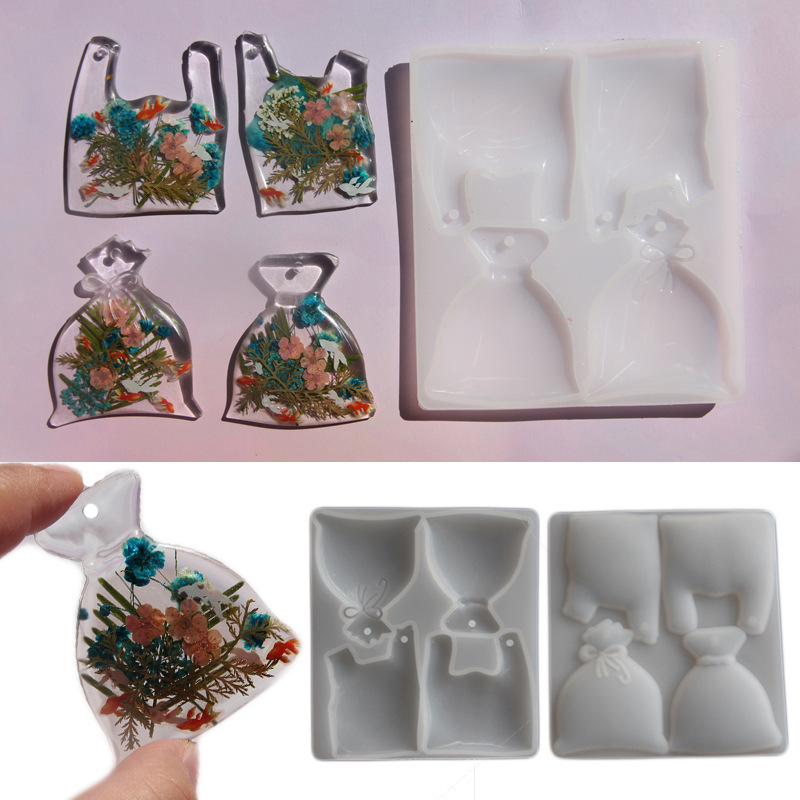 DIY 金魚ウォーターバッグ半立体接着剤モールドシリコーンシミュレーションマイクロ風景充填シリコーンミラーモールド Youyou|undefined