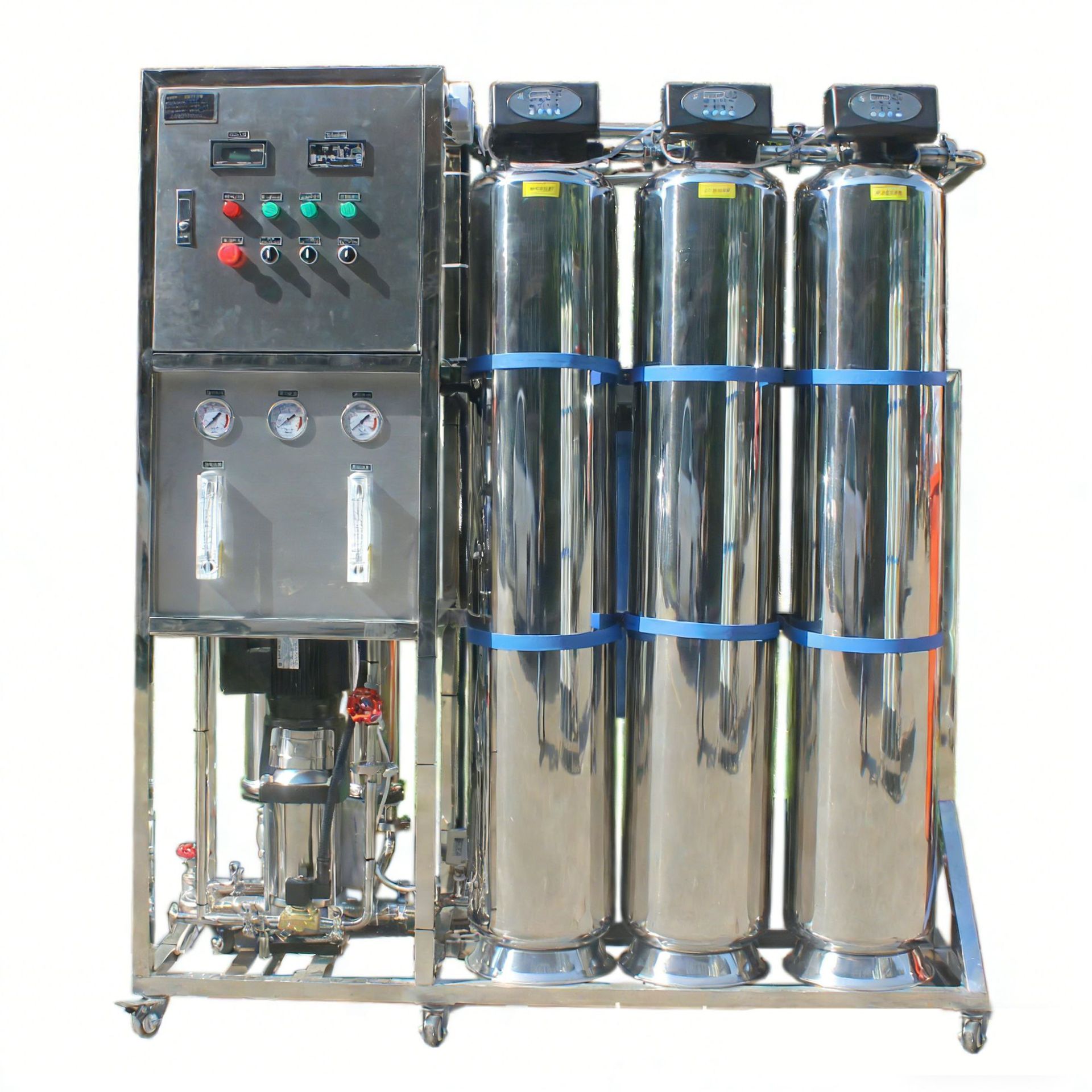 Equipo de agua pura personalizado por el fabricante, equipo de agua ultrapura industrial a gran escala, equipo de producción de agua pura para el hogar, equipo de ósmosis inversa de 5 toneladas