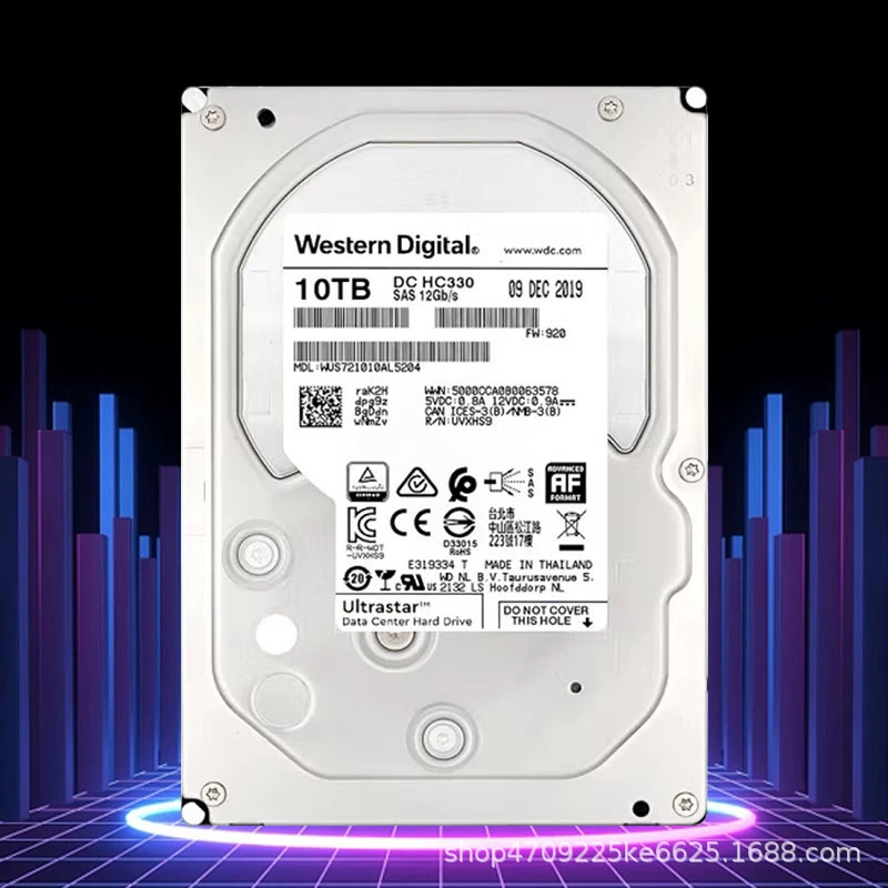Совместим с SAS Western Digital корпоративного уровня 10T/12T/14T/16T корпоративный механический жесткий диск WUS721010AL5204