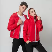 Factory Direct batch 2023 весенне-осенняя Однослойная Спортивная ветровка одежда для родителей и детей светоотражающая полоска пальто на молнии с принтом логотипа групповая одежда