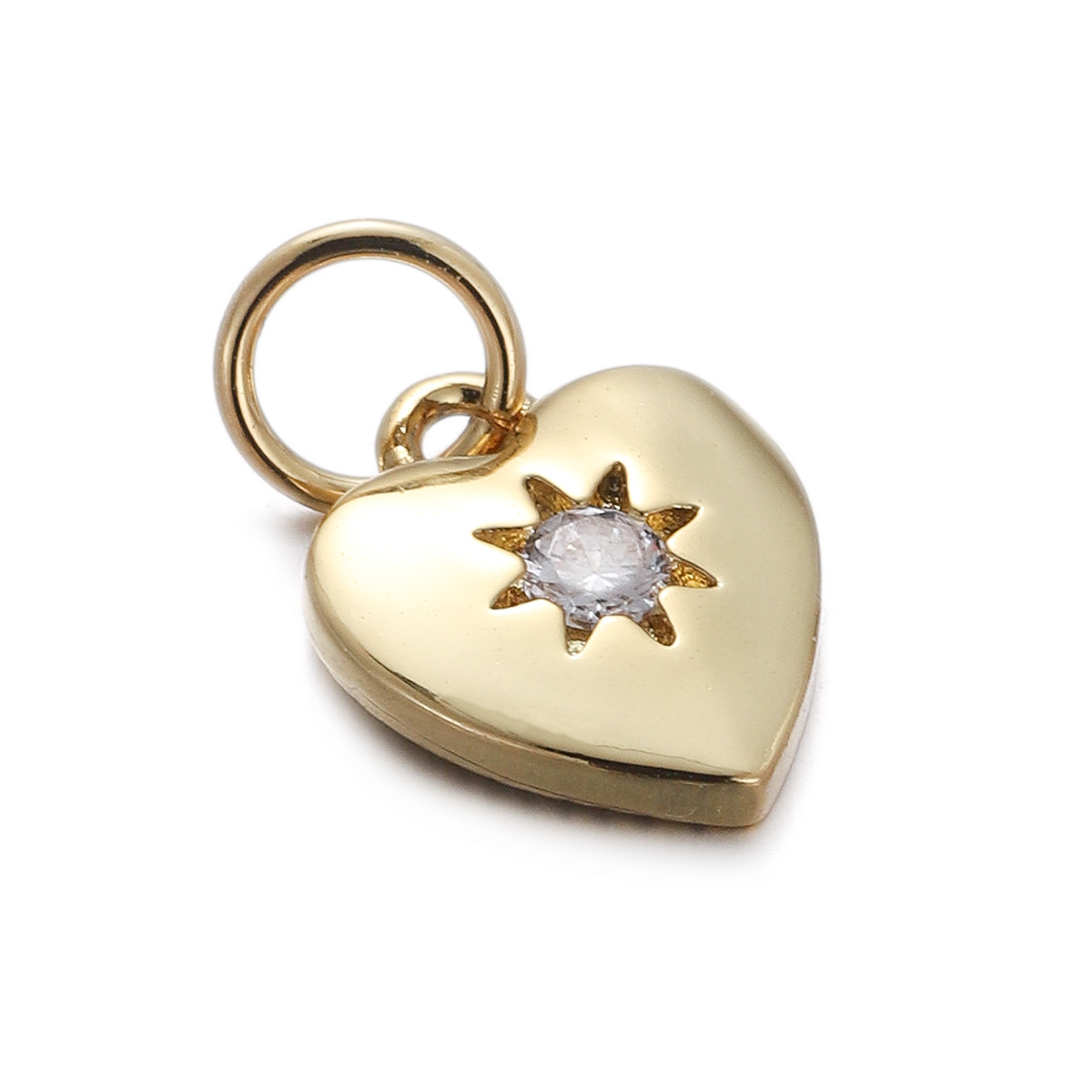 8g Weight Pendant, Chain Jewelry Making Type Zircon Inlay Material DIY Jewelry Accessories Classification 1 Piece Quantity Copper Material Geometric, Star, Moon Pattern Plating, Inlay Design Simple Style Style 1 Piece Copper Zircon Geometric Star Moon Pendant Chain 32