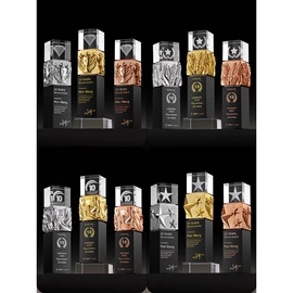 水晶工艺品;奖杯;木质工艺品