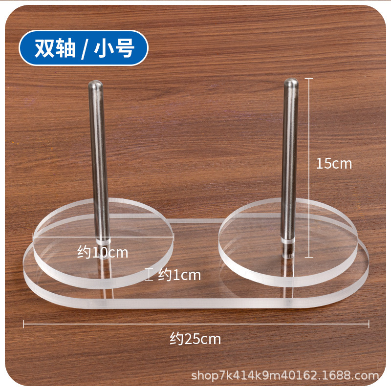 Herramienta auxiliar de tejido manual desmontable marco de eje giratorio de lana portátil bobina de plástico de lana