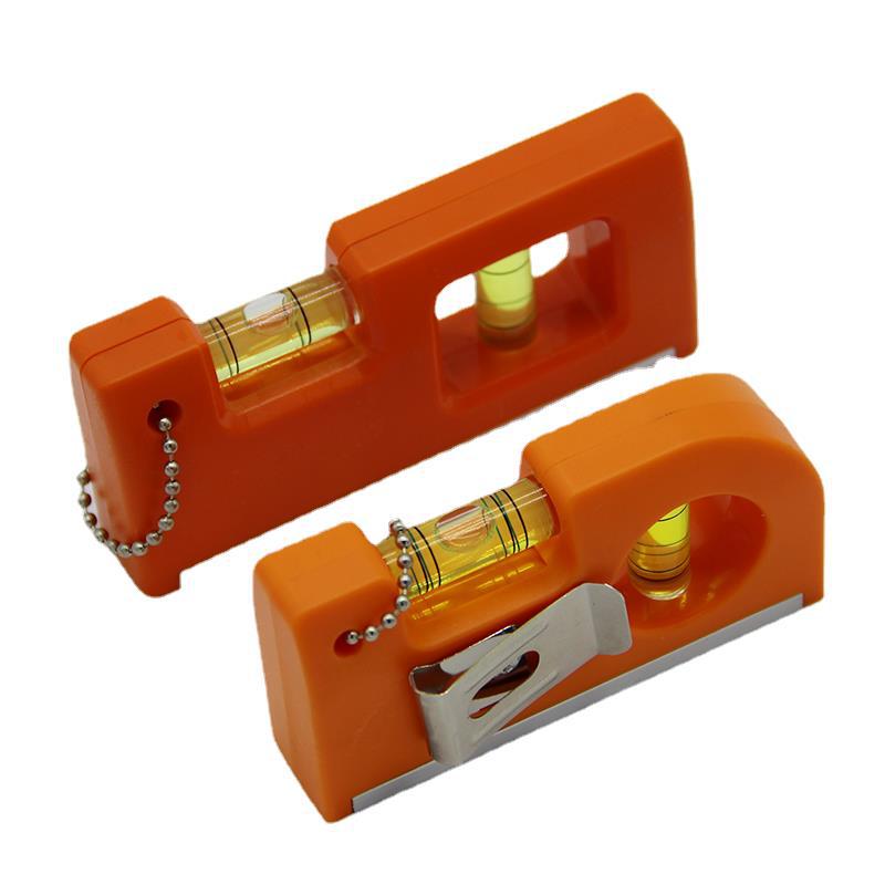 小型迷你便携水平尺挂扣式水平仪高精度水平气泡磁性平衡尺水平珠