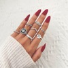 Retro ring, advanced set, jewelry hip-hop style, European style, high-quality style, wholesale