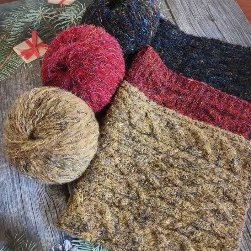 速批秋冬烟花羊驼超柔软中粗手编花式马海毛线织围巾毛衣帽子玩偶