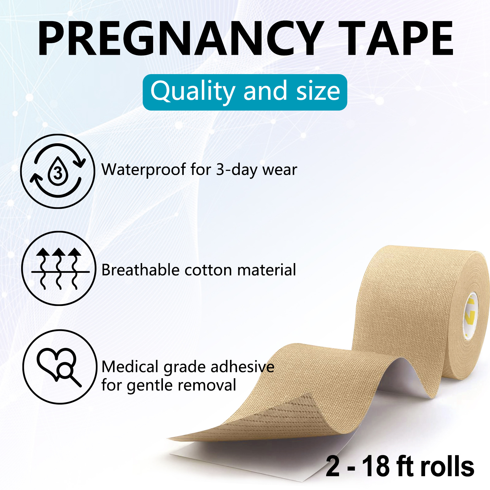 Solid Color Pregnant Women's Pressure Relief Belt display picture 7