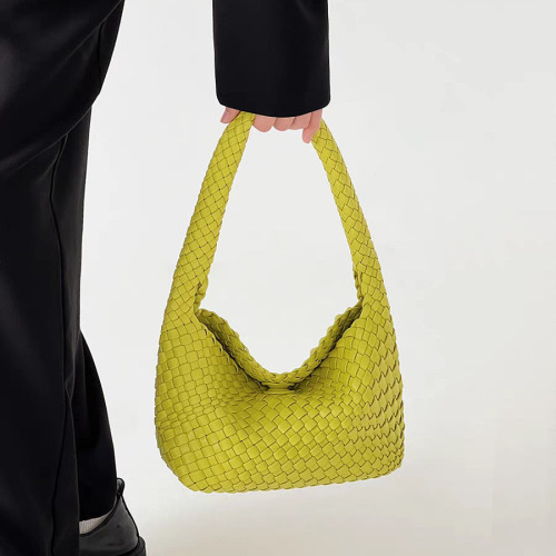 Handwoven bags  new summer small bags armpit bags crossbody niche light luxury women's bags portable mother-in-law bag