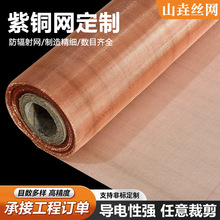 紫铜网10-300目标准铜网铜丝网防静电接地网防辐电磁信号屏蔽网