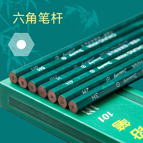 Chinese Brand HB Pencils for Students, 2B Exam Pencils, Portrait Drawing & Artistic Painting, 8B Sketching Pencils for Kids' Art and Coloring